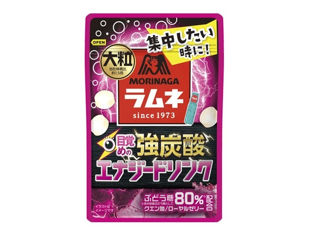 森永製菓 大粒ラムネ 強炭酸エナジードリンク 25g
