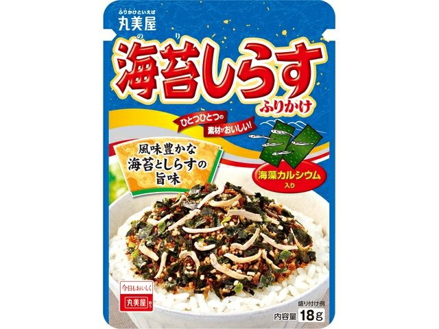 丸美屋食品工業 丸美屋　海苔しらすふりかけ　ＮＰ　１８ｇ