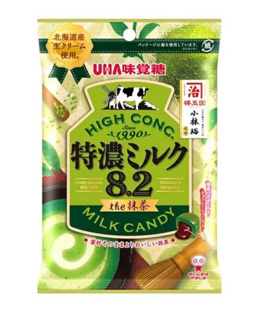 UHA味覚糖 特濃ミルク8.2 the抹茶 70g