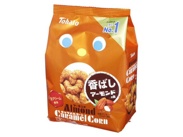 東ハト アーモンドキャラメルコーン 65gの商品画像