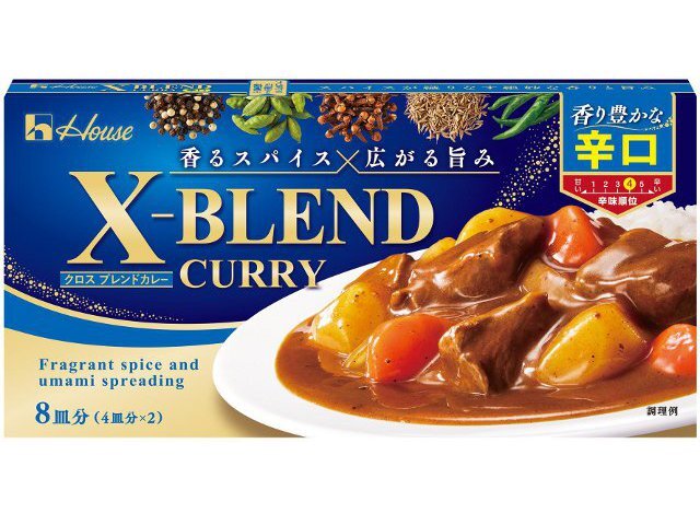 ハウス食品 １４０ｇ　クロスブレンドカレー　辛口