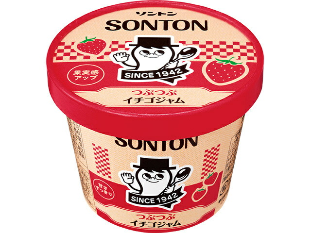 ソントン ファミリーカップ つぶつぶイチゴジャム 130g