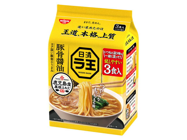 日清食品 日清ラ王豚骨醤油３Ｐ