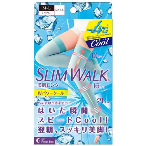 スリムウォーク 美脚ロング Wパワークール ML(1個)