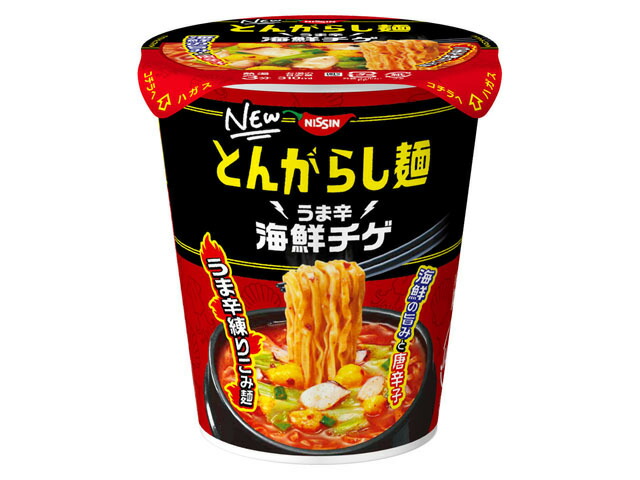 日清食品 とんがらし麺 海鮮チゲ カップ 62g