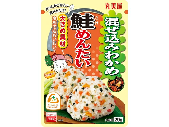 丸美屋食品工業 丸美屋　混ぜ込みわかめ　鮭めんたい　袋入　２９ｇ