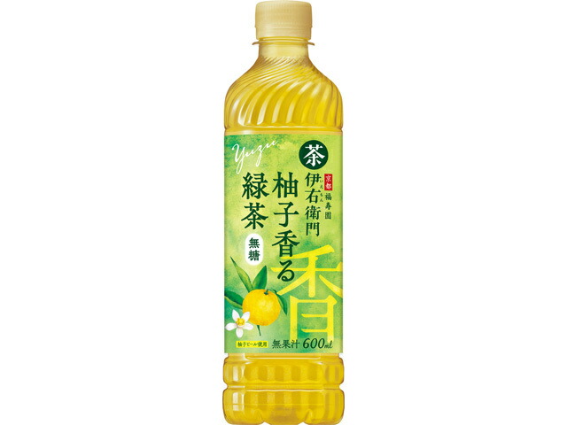 サントリー 伊右衛門柚子香る緑茶６００ｍｌペット