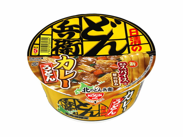 日清食品 北のどん兵衛 カレーうどん 85g