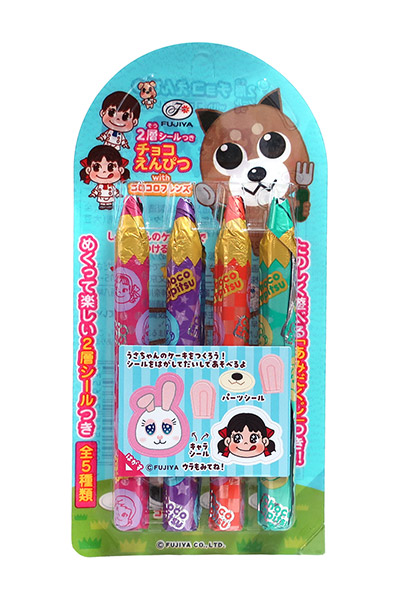 不二家 チョコえんぴつ 4本