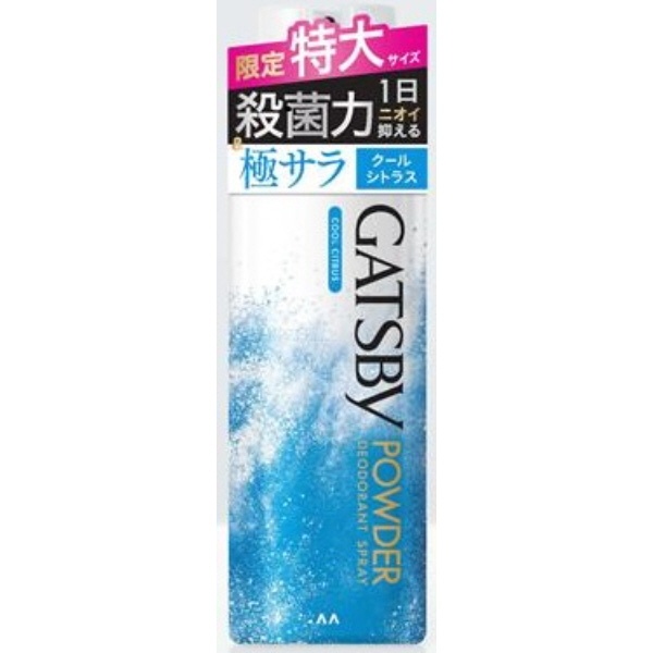 マンダム｜mandom GATSBY ギャツビー パウダーデオドラントスプレー クールシトラス大容量品 180g