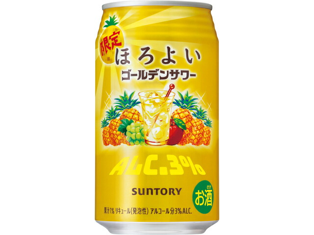 サントリー ほろよい＜ゴールデンサワー＞３５０ｍｌ缶の商品画像