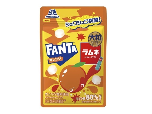森永製菓 大粒ラムネ ファンタオレンジ 25gの商品画像