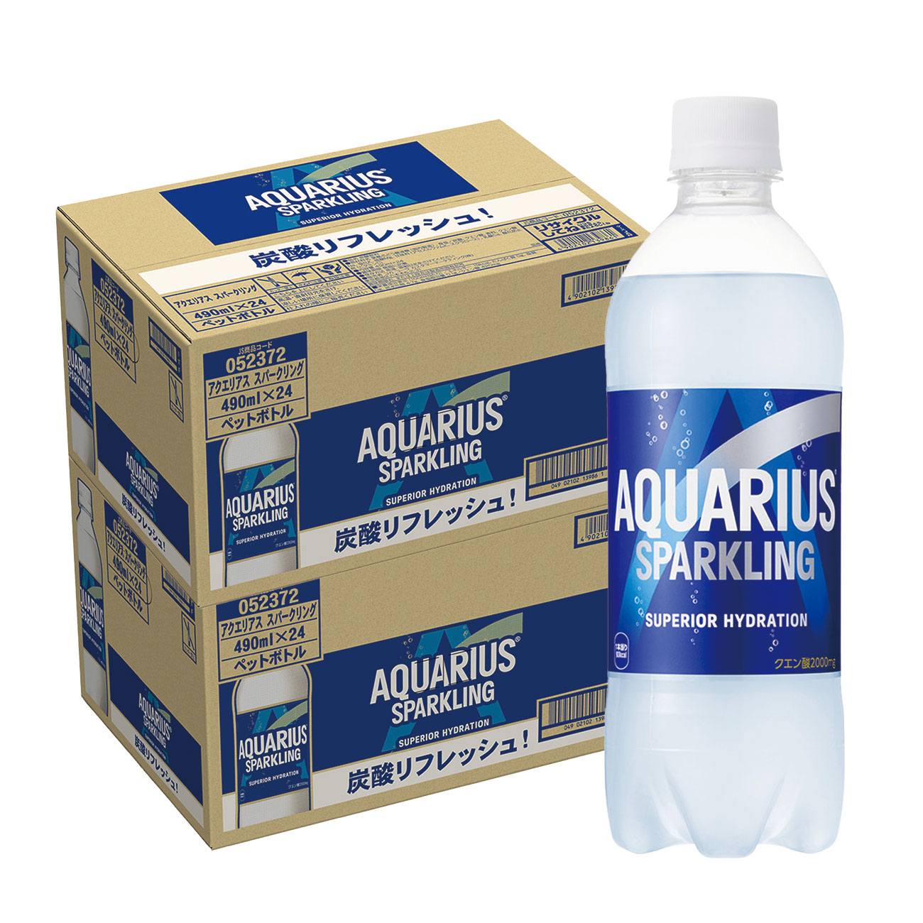 コカ・コーラ アクエリアス スパークリング ペット 490ml