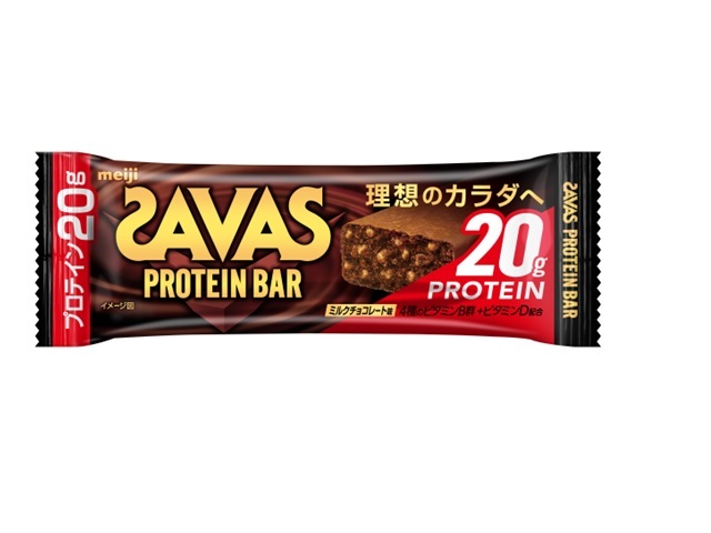 明治 ザバス プロテインバー ミルクチョコレート味 60g