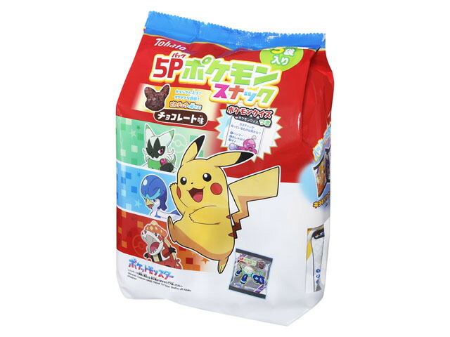東ハト ポケモンスナック チョコレート味 5P 80g