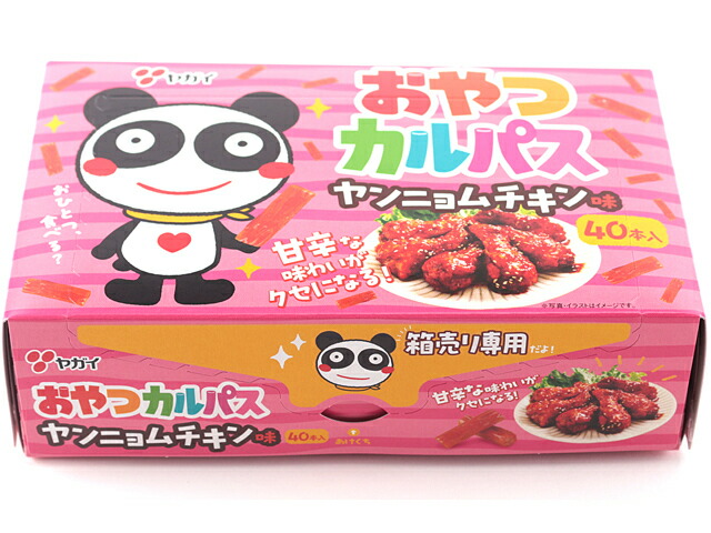 ヤガイ おやつカルパス ヤンニョムチキン味 BOX 3gX40