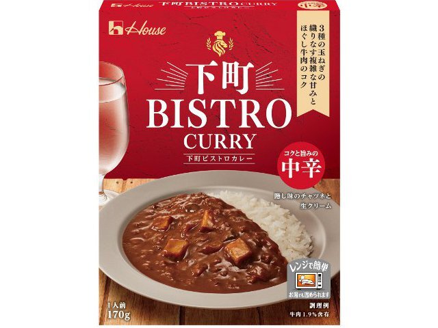 ハウス食品 １７０ｇ　下町ＢＩＳＴＲＯ　ＣＵＲＲＹ　中辛