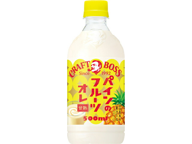 サントリー クラフトボス　パインのフルーツオレ５００Ｐ