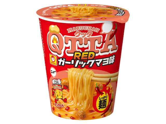 マルちゃん QTTA RED ガーリックマヨ味 78gの商品画像