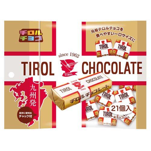 チロルチョコ＜ミルクヌガーパック＞(21個)
