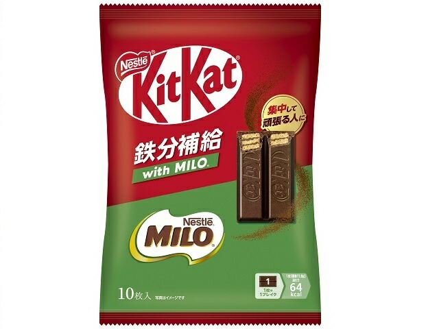 ネスレ日本 １０枚　キットカット　鉄分補給　ｗｉｔｈ　ＭＩＬＯ