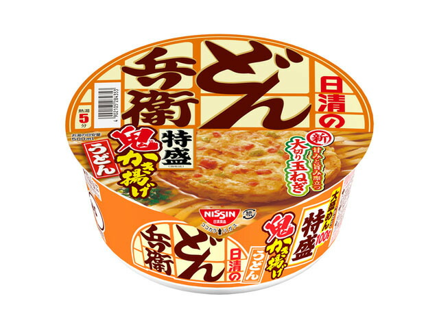日清食品 日清のどん兵衛 特盛鬼かき揚げうどん 136g