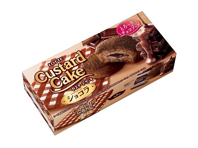 ロッテ カスタードケーキ ショコラ 6個