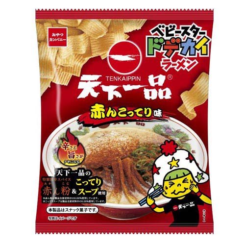 ベビースター ドデカイラーメン 天下一品赤んこってり味(60g)