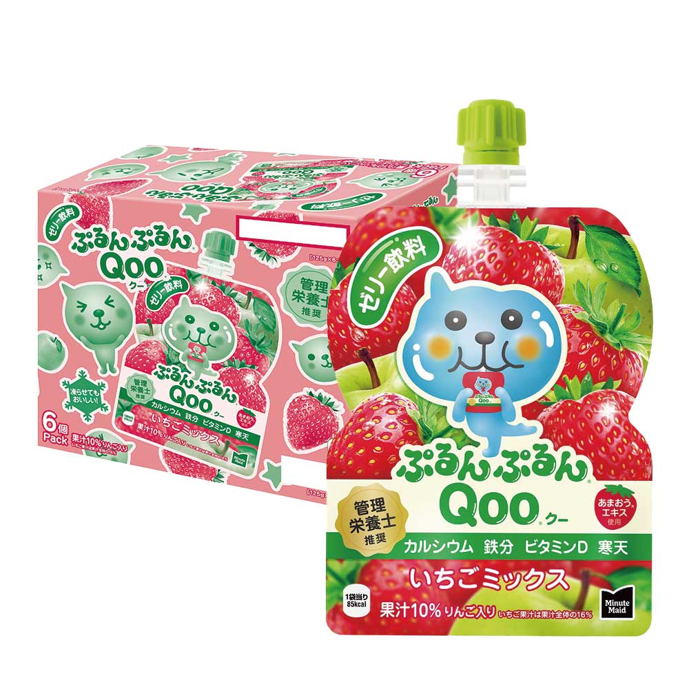 コカ・コーラ ミニッツメイド ぷるんぷるんQoo いちご 125g
