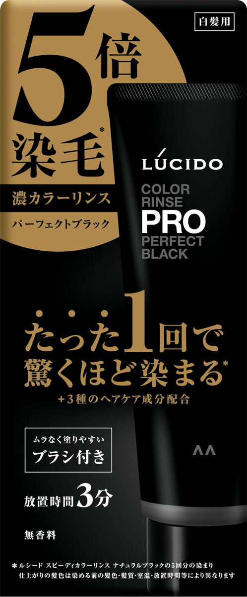 ルシ-ド カラーリンスPRO パーフェクトブラック 120g