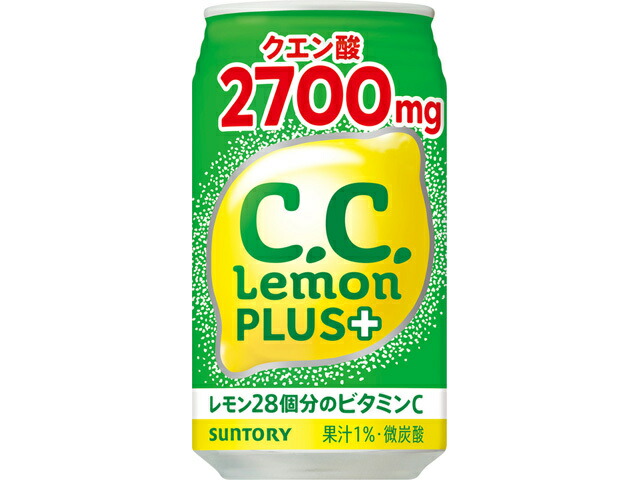 サントリー Ｃ．Ｃ．レモンプラス　３５０ｍｌ缶