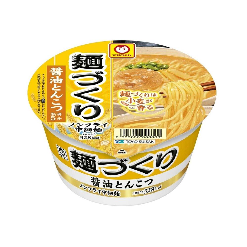 マルちゃん 麺づくり 醤油とんこつ カップ 91gの商品画像