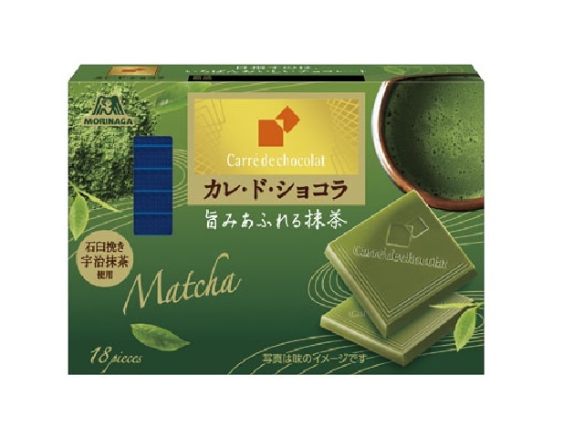 森永製菓 カレ・ド・ショコラ 旨みあふれる抹茶 18枚