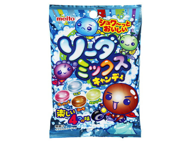 名糖 ソーダミックスキャンディ 56g