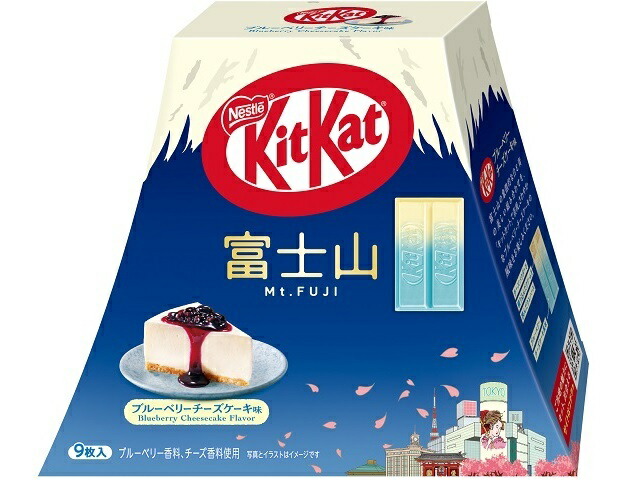 ネスレ日本 ９枚　ＫＫ　ブルーベリーチーズ味　富士山パック