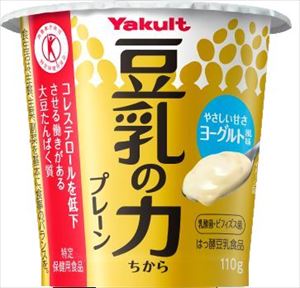 ヤクルト 豆乳の力 プレーン 110g