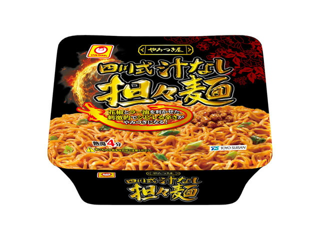 マルちゃん やみつき屋 四川式汁なし担々麺 155gの商品画像