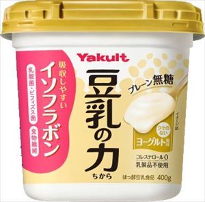 ヤクルト 豆乳の力 プレーン 無糖 400g