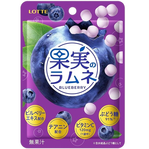 ロッテ 果実のラムネ ブルーベリー 40g
