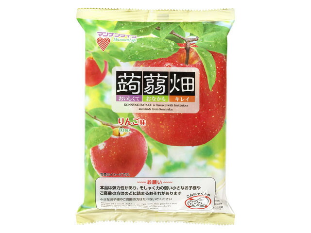 マンナンライフ 蒟蒻畑 りんご味 25gX10