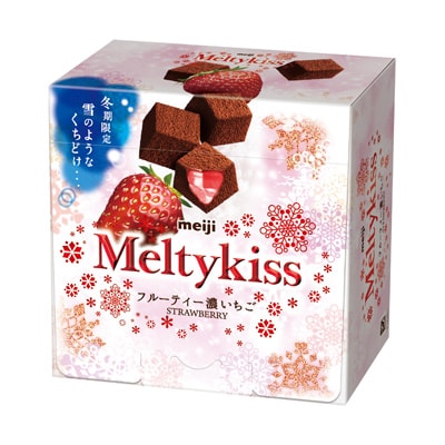 明治 メルティーキッス フルーティー濃いちご 53g