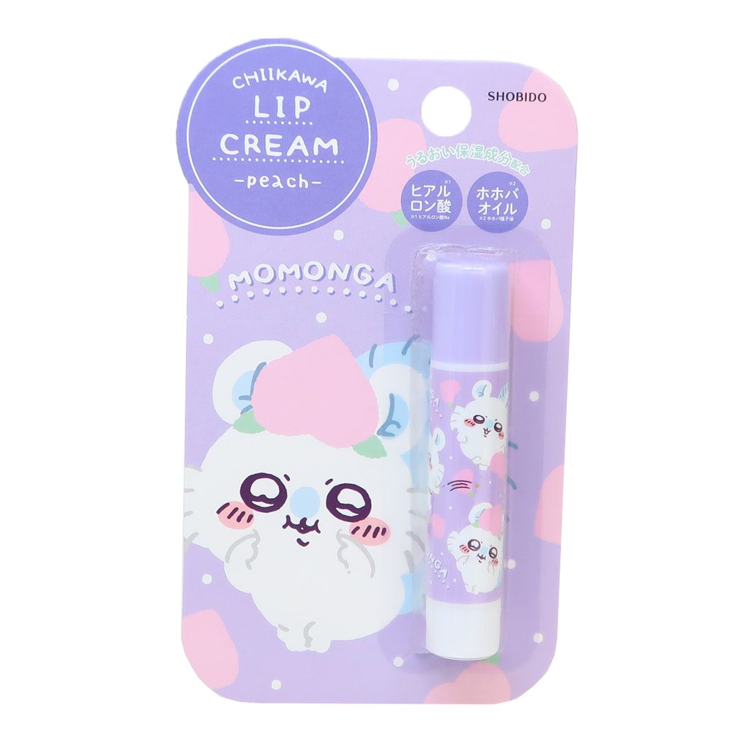 ちいかわ　リップクリーム　フルーツシリーズ（モモンガ　ピーチ）