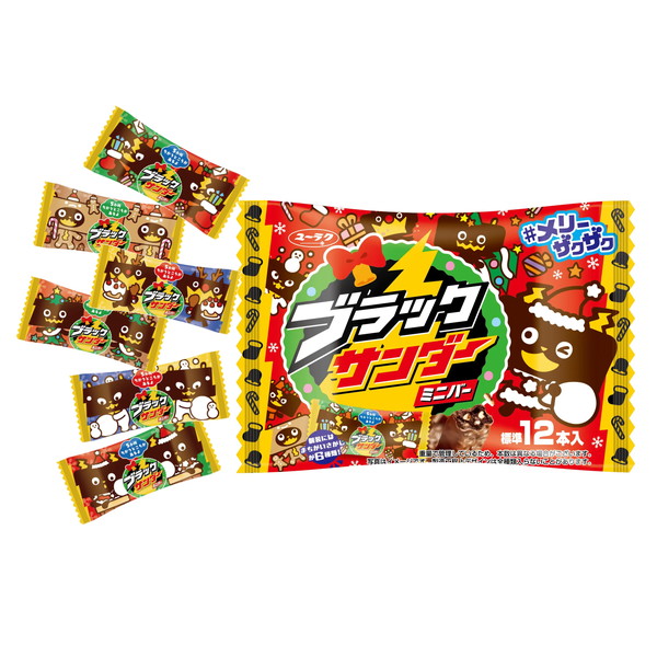 有楽製菓 ブラックサンダー ミニバー クリスマス 146g