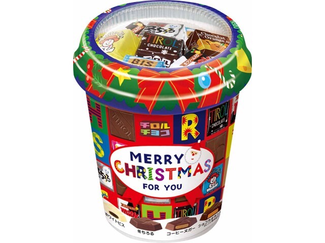 チロルチョコ クリスマスカップ 34個
