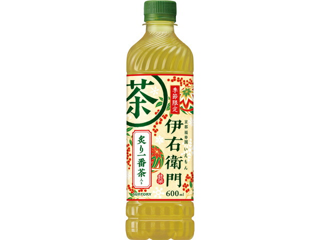 サントリー 伊右衛門　炙り一番茶入り　６００ｍｌペット