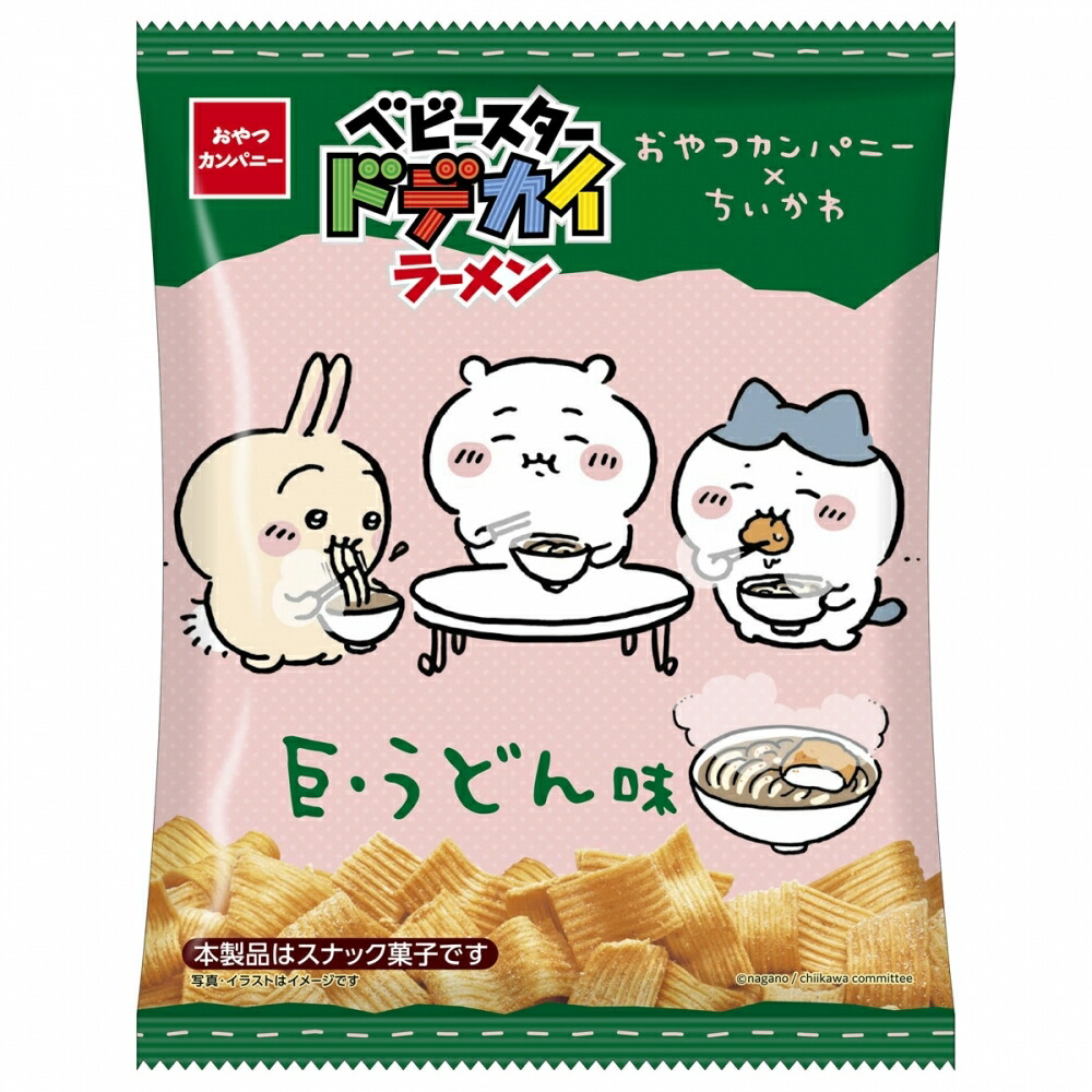 おやつカンパニー BS ドデカイラーメン ちいかわ巨・うどん味 60g