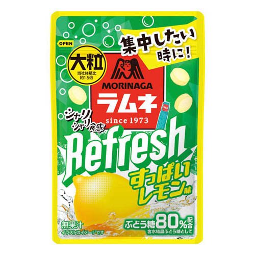 大粒ラムネリフレッシュ すっぱいレモン(30g)