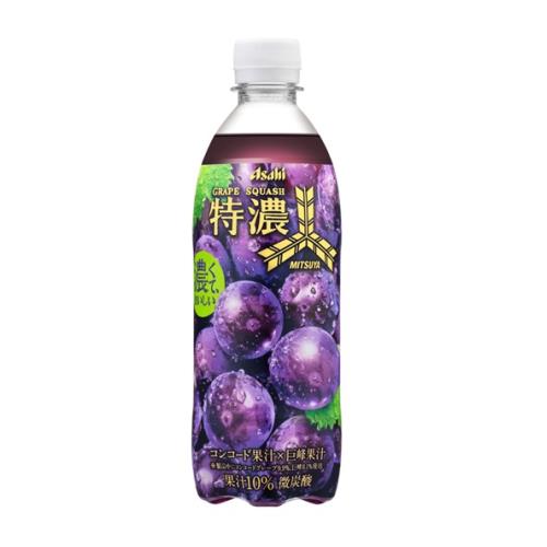 アサヒ飲料 三ツ矢特濃グレープＰＥＴ５００ｍｌ