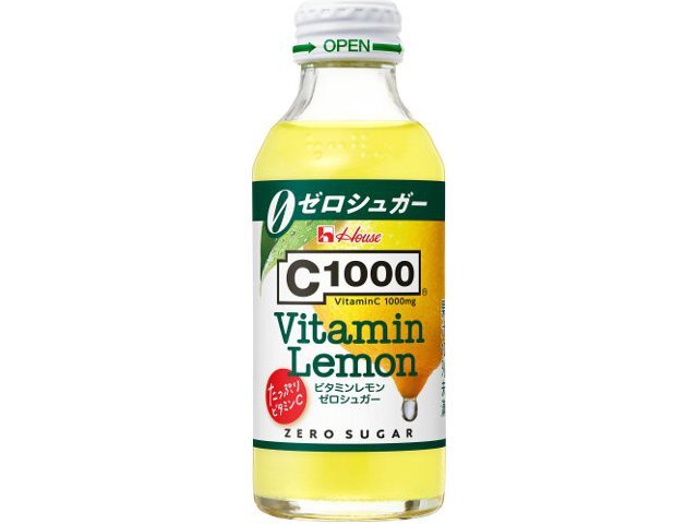 ハウス食品 Ｃ１０００　ビタミンレモンゼロシュガー　１４０ｍｌ