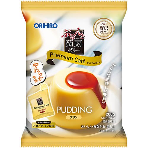 ぷるんと蒟蒻ゼリー プレミアムカフェ プリン(20g×10個入)